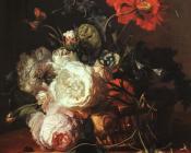 Basket of Flowers - 让·范·惠桑